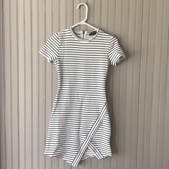 Lulus Dresses & Skirts - Lulu’s Yacht Club Ivory & Navy Blue Striped Dress